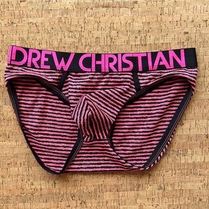 Andrew Christian Striped Briefs for men